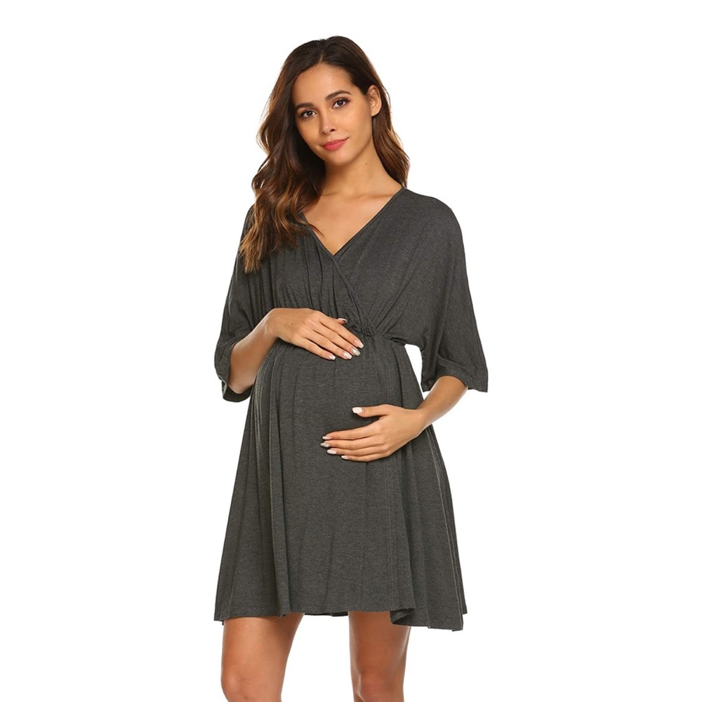 Maternity & Nursing dress 📦(S-12 |XL-8)